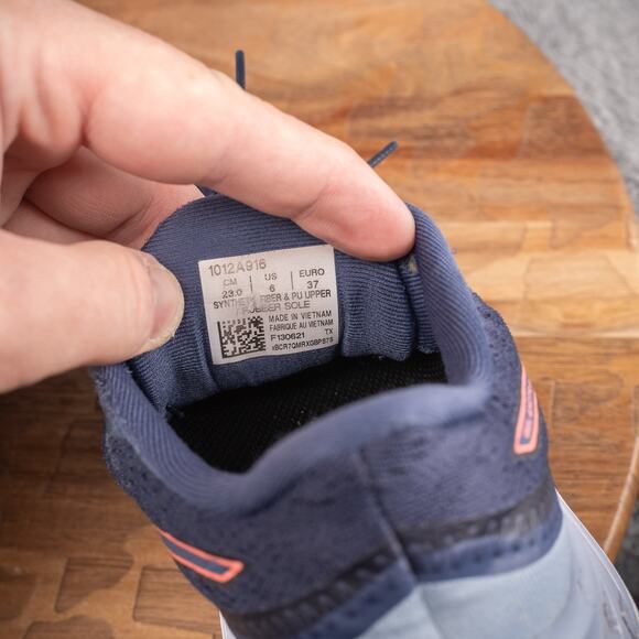 Asics Womens Gel Excite 8 1012A916 Blue Running Shoes Sneakers Size 6 - Picture 5 of 9